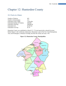 Chapter 12: Hunterdon County