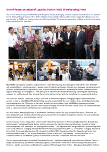 Grand Representation of Logistics Sector: India Warehousing Show