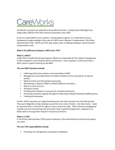 Attached is a letter from CareWorks