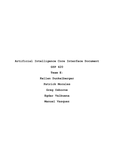 Artificial Intelligence Core Interface Document