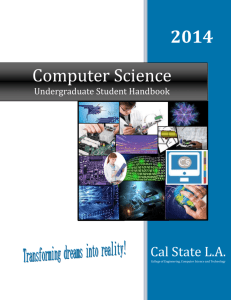 Computer Science - California State University, Los Angeles