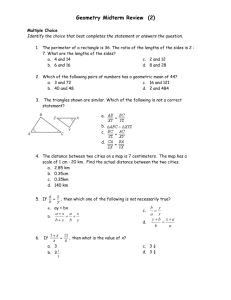 Geometry Midterm Review (2)