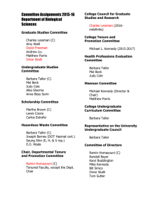 2015-2016 Committee Assignments