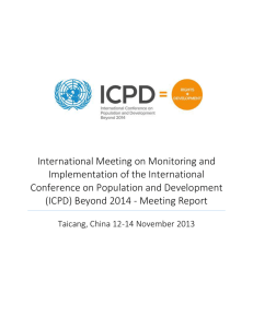 International Meeting on Monitoring and Implementation of