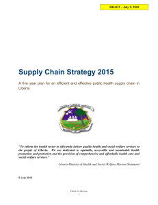Capacity Building in Supply Chain Management of ARV Drugs and