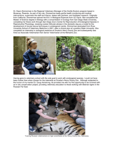 Dr. Dawn Zimmerman - American Association of Zoo Veterinarians