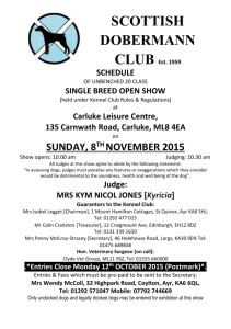 November 15 Open Show Schedule [word]