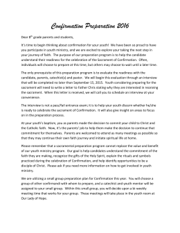 Confirmation reflection picture