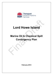 (x) Attachment 1 - Draft LHI Oil Spill