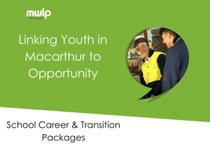 School Career & Transition Packages
