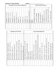 Individual Tracking Checklist Student Emergent Letter Name