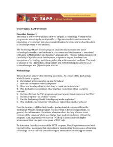 West Virginia Technology Model School – TAPP Overview
