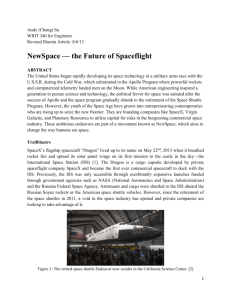 NewSpace — the Future of Spaceflight