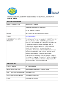 Computing Placement Turkey posted 23rd Sept 14