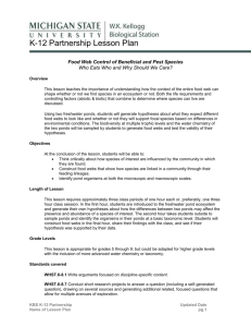 Lesson Plan - KBS GK12 Project