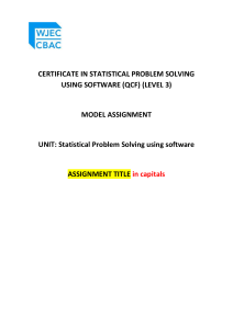 wjec level 3 certificate in statistical problem solving using software