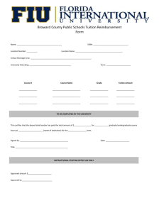 Broward County Public Schools Tuition Reimbursemen Form
