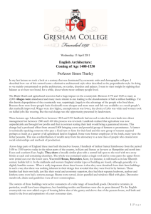 Post black death - Gresham College
