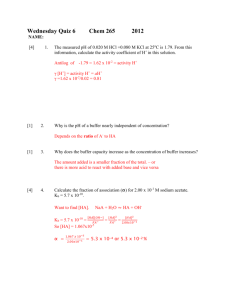 Wednesday Quiz 6 answers Chem 265 2012