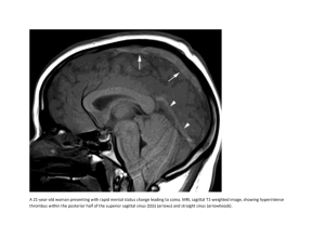 A 21-year-old woman presenting with rapid mental status change