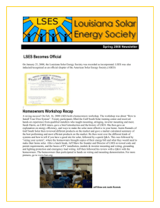 Sed Diam - Louisiana Solar Energy Society