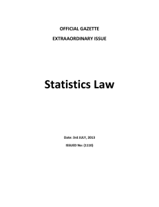 Statistics Law