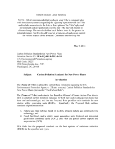 NTAA Carbon Rule Letter