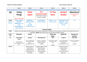 Curriculum map Y5 - Briary Primary School