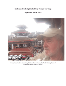 Kathmandu`s Delightfully Dirty Temple Carvings September 10