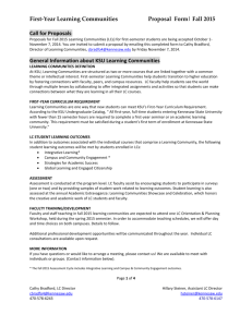 Fall 2015 Learning Community Proposal Form
