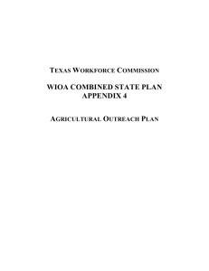Appendix 4 - Texas Workforce Commission