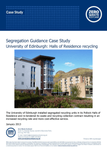 ZWS Segregation Guidance Pollock Hall - Papers