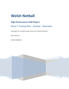 Welsh Netball