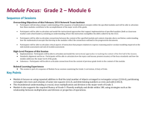 Grade 2 Module 6 Facilitator`s Guide