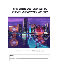 Chemistry - The Ellen Wilkinson School for Girls