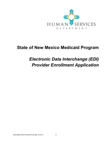 Trading Partner Agreement - New Mexico Medicaid Portal