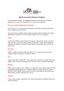 MB BS International Admission Guidelines