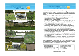 Leaflet 2-column docx - Sustainable Living Initiative