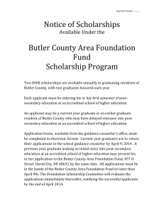 BCAFF Scholarship App_2014