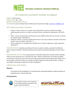 Air Temp and RH Investigation (high school)