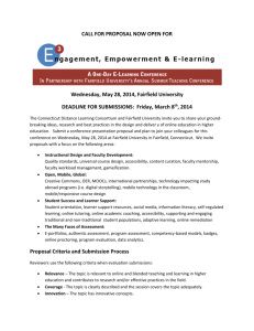 Proposal Form - Connecticut Distance Learning Consortium