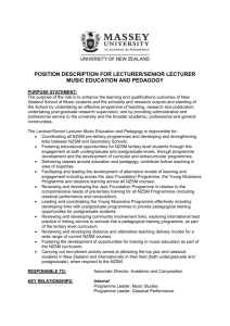position description for lecturer/senior lecturer