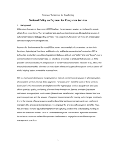 National Policy on Payment for Ecosystem Services - Panda