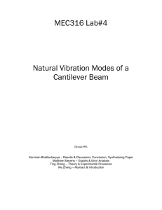 MEC316 L4 - Natural Vibration Modes
