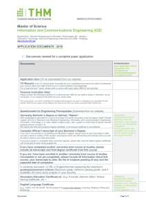 Application Form (Word) - Technische Hochschule Mittelhessen