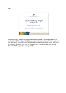 DOCX file of Albury-Wodonga Region Presentation (6.49