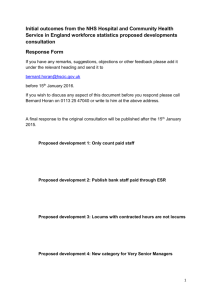 Initial outcomes feedback document
