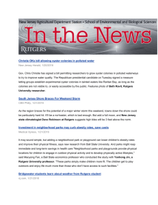 In the News - Rutgers University