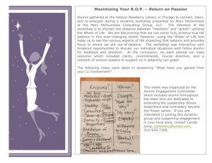 Maximizing Your ROP – Return on Passion