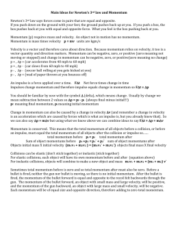 Worksheets Momentum Problems Worksheet force and momentum problems worksheet phys special notes momentum